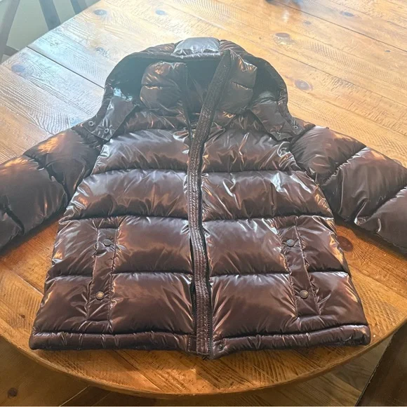 BCBGeneration Feather-Free Maroon/Brown Jacket - Picture 7 of 11